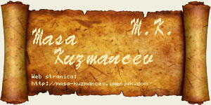 Maša Kuzmančev vizit kartica